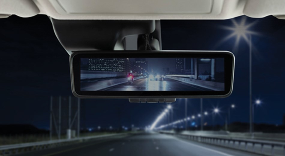 Nissan Terra AUTOMATIC DIMMING REAR-VIEW MIRROR.