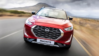 Red Nissan Magnite