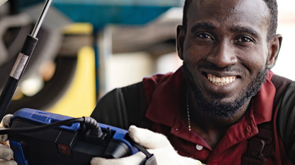 Aftersales Technician Smiling