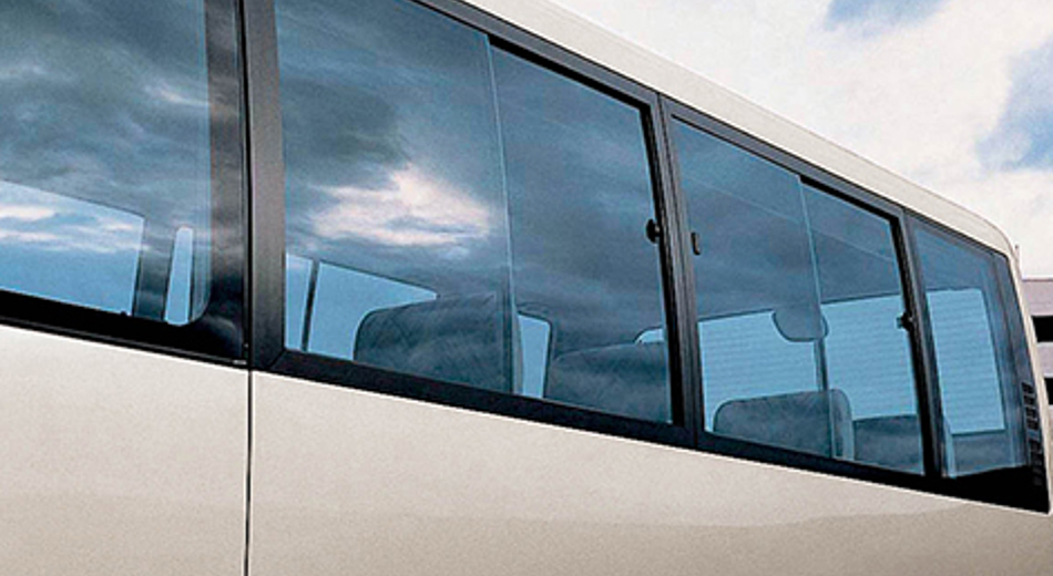 Civilian Bus UV-block glass